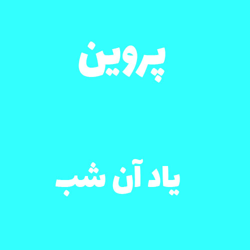 پروین یاد آن شب